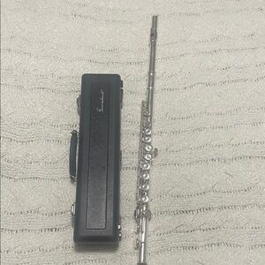 Silver Flute with Black Case